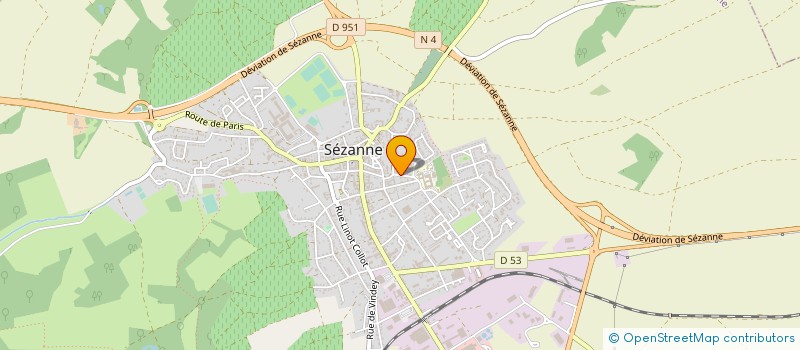 localisation de l'entreprise PARCOURS INSERTION SOCIALE PAR LE TRAVAIL ET POUR L EMPLOI à SEZANNE