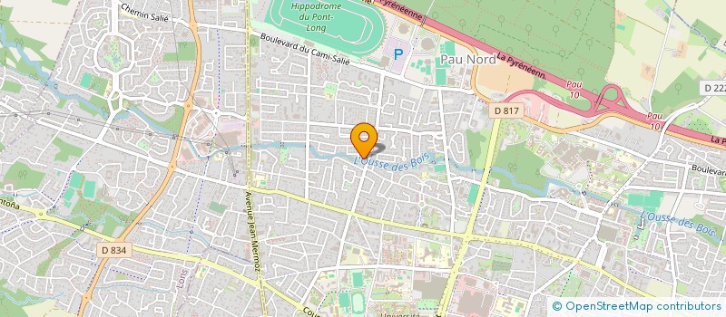 localisation de l'entreprise PARCOURS JEUNES à PAU