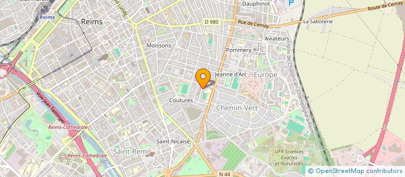 localisation de l'entreprise PARCOURS LIBRE  REIMS