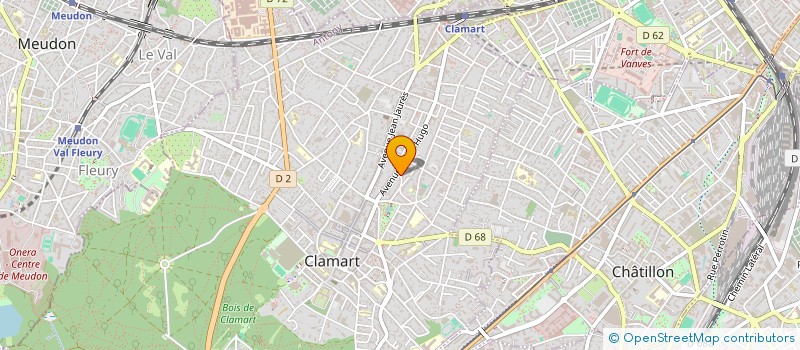 localisation de l'entreprise PARCOURS &POTENTIEL  CLAMART