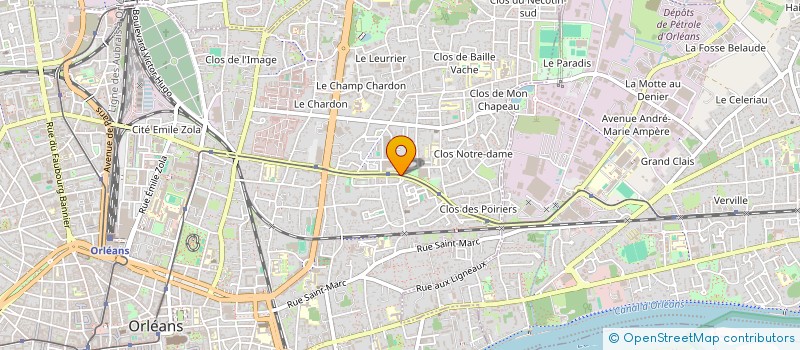 localisation de l'entreprise PARCOURS SANTE ORLEANAIS (PSO) à ORLEANS