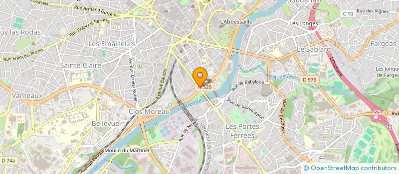 localisation de l'entreprise PARCOURS TERRITOIRE AUTONOMIE à LIMOGES