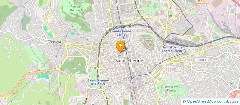 localisation de l'entreprise PARCOURS VACANCES à SAINT-ETIENNE