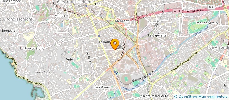 localisation de l'entreprise PARCS AUTO LOUVAIN à MARSEILLE