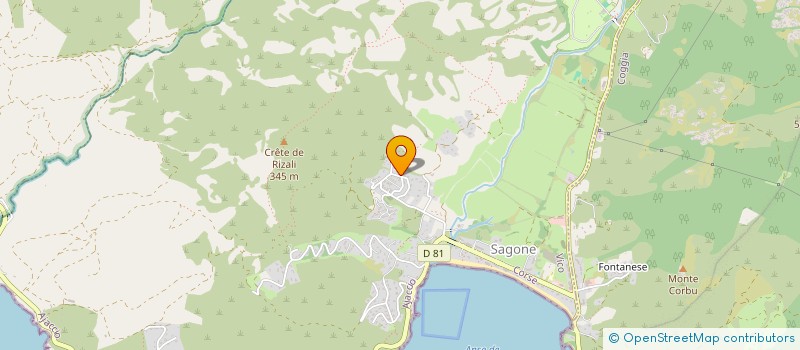 localisation de l'entreprise PARCS ET JARDINS  VICO