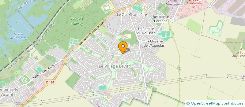 localisation de l'entreprise PARCS ET JARDINS CONCEPT à MENNECY
