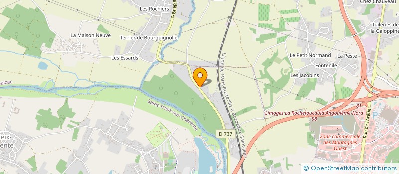 localisation de l'entreprise PARCS ET JARDINS LUCAS à GOND-PONTOUVRE