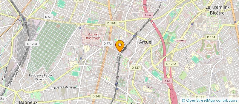 localisation de l'entreprise PARCUEIL à ARCUEIL