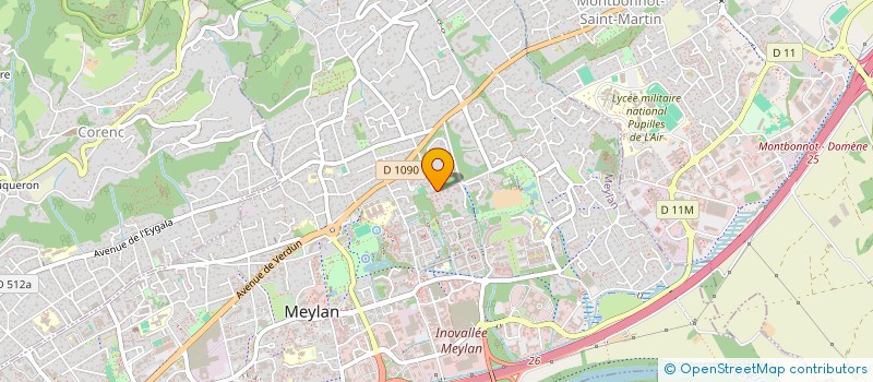 localisation de l'entreprise PARDEFI 2 à MEYLAN