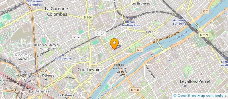 localisation de l'entreprise PARDES GROUP à COURBEVOIE