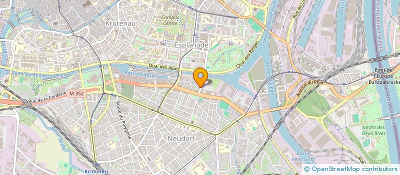 localisation de l'entreprise PARDEX à STRASBOURG