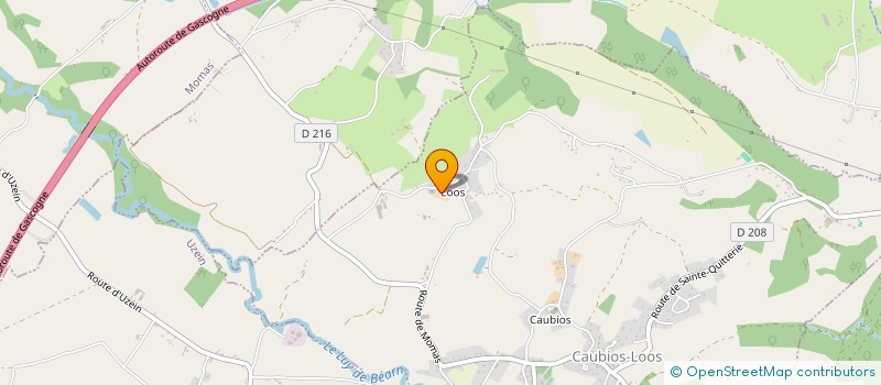 localisation de l'entreprise PARDIES AGRI  CAUBIOS-LOOS