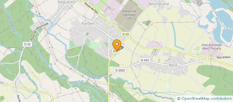 localisation de l'entreprise PARDIES CONTROLE AUTO à PARDIES