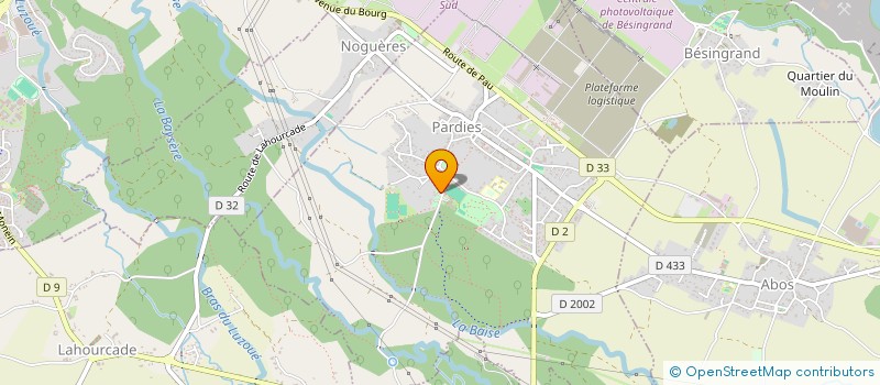 localisation de l'entreprise PARDIES OLYMPIQUE à PARDIES