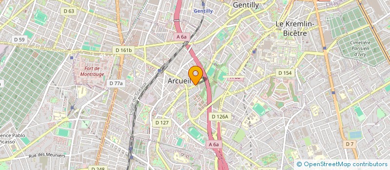 localisation de l'entreprise PARDISE  ARCUEIL