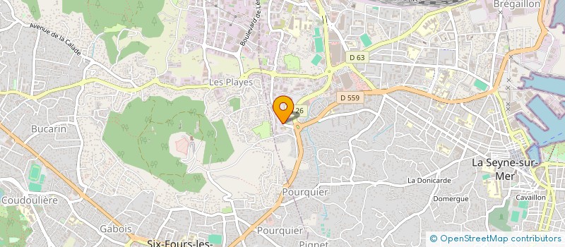 localisation de l'entreprise PARDO CONSEIL à LA SEYNE-SUR-MER