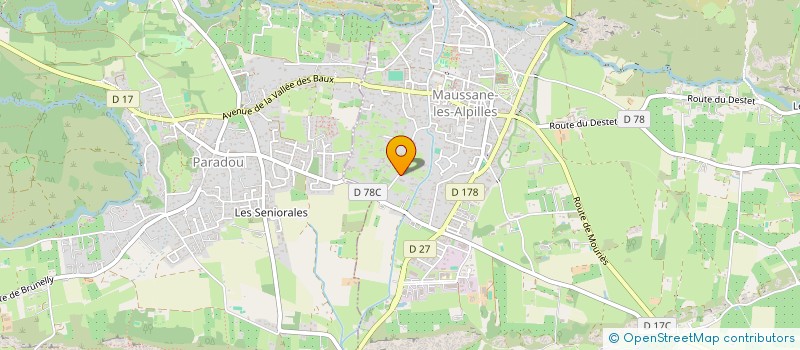 localisation de l'entreprise PARDOS  FONTVIEILLE