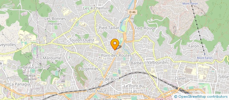 localisation de l'entreprise PARE à TOULON