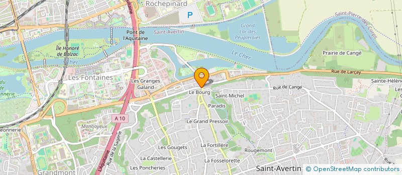 localisation de l'entreprise PARE  SAINT-AVERTIN