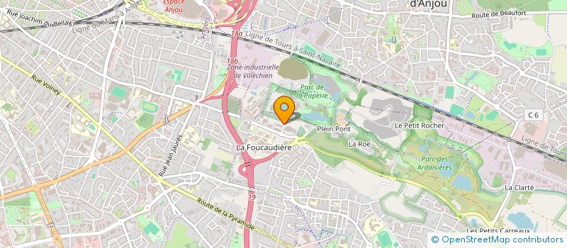 localisation de l'entreprise PARE-BRISE ANGERS à TRELAZE