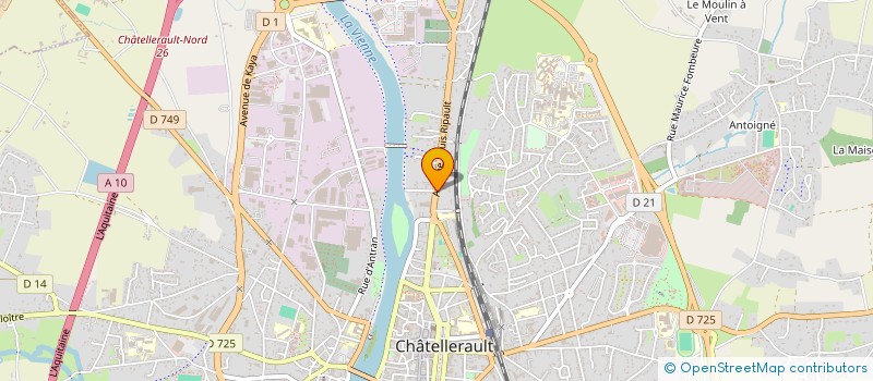 localisation de l'entreprise PARE BRISE CHATELLERAULT à CHATELLERAULT
