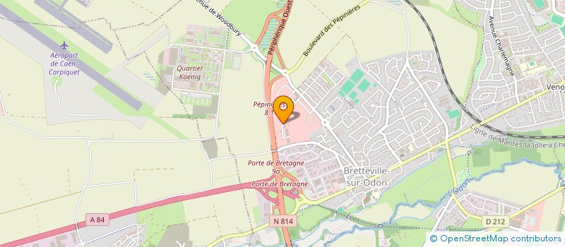 localisation de l'entreprise PARE BRISE ECO CAEN  BRETTEVILLE-SUR-ODON