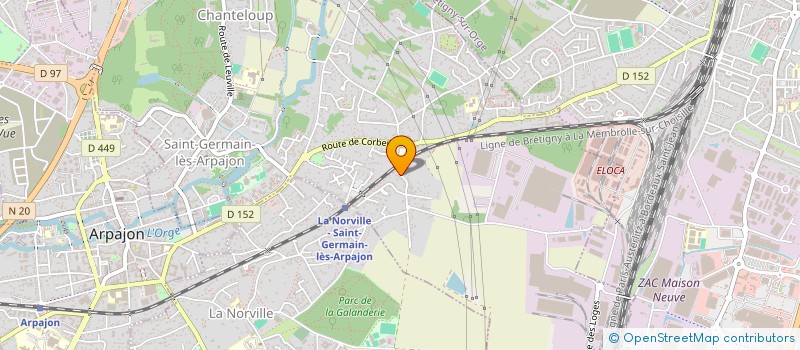 localisation de l'entreprise PARE BRISE ESPRESS à ST GERMAIN LES ARPAJON