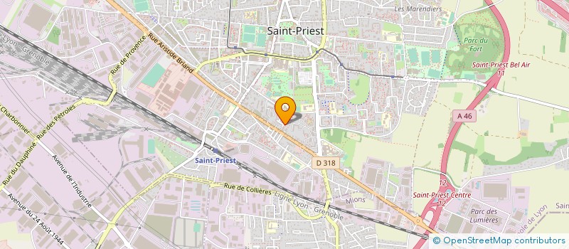 localisation de l'entreprise PARE BRISE H.S  SAINT-PRIEST