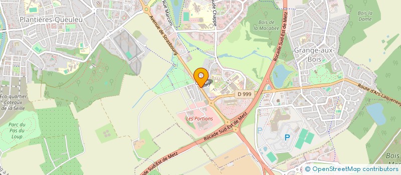 localisation de l'entreprise PARE BRISE METZ  METZ