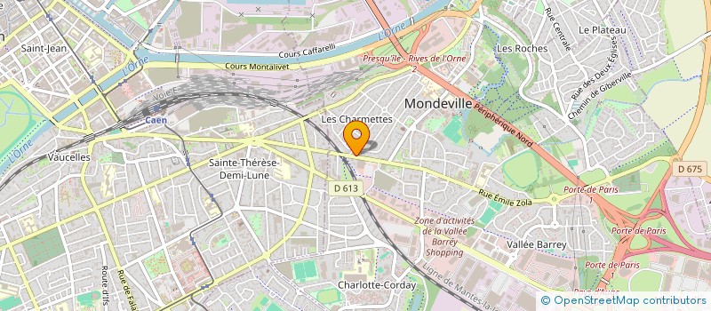 localisation de l'entreprise PARE-BRISE MONDEVILLE  MONDEVILLE