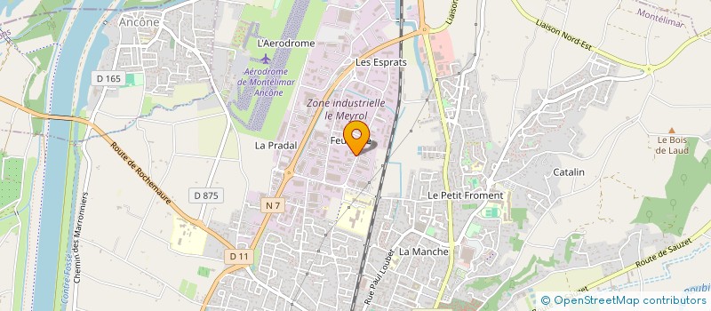 localisation de l'entreprise PARE BRISE MONTELIMAR  MONTELIMAR