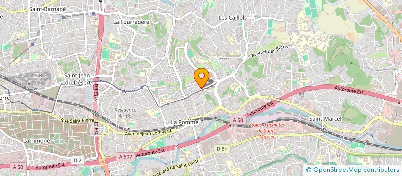 localisation de l'entreprise PARE BRISE PLUS  MARSEILLE