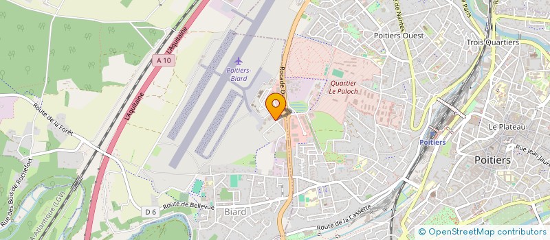 localisation de l'entreprise PARE BRISE POITIERS à BIARD