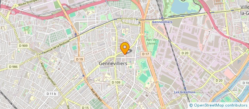 localisation de l'entreprise PARE BRISE REPARE à GENNEVILLIERS