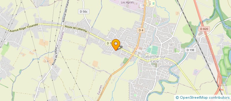 localisation de l'entreprise PARE-BRISE SERVICE 31 à LABARTHE-SUR-LEZE