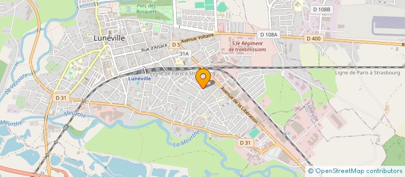 localisation de l'entreprise PARE BRISE SERVICES PRO  LUNEVILLE