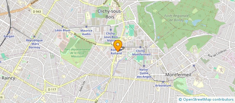 localisation de l'entreprise PARE FUITE à CLICHY-SOUS-BOIS