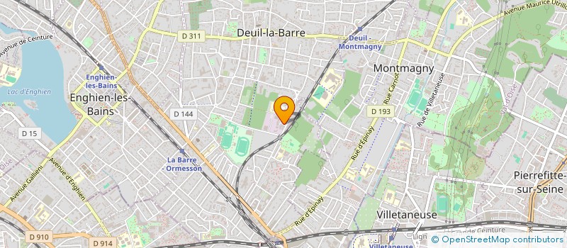 localisation de l'entreprise PARE PLUIE ETANCHE  DEUIL-LA-BARRE