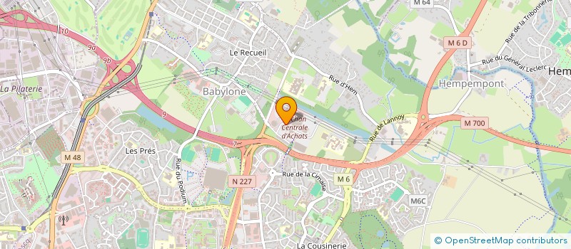 localisation de l'entreprise PAREA à VILLENEUVE-D'ASCQ