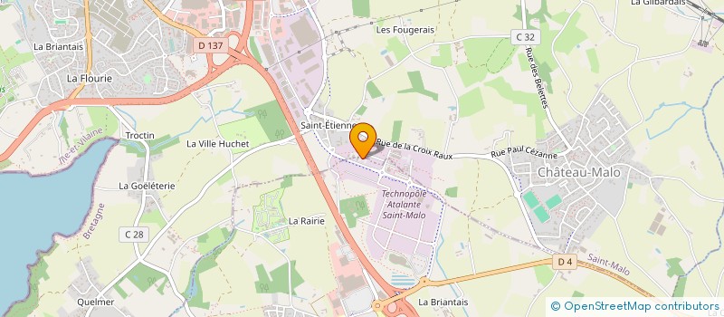 localisation de l'entreprise PAREAN BIOTECHNOLOGIES à SAINT-MALO