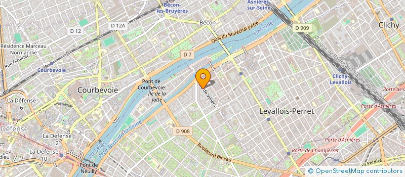 localisation de l'entreprise PAREAU à NEUILLY-SUR-SEINE