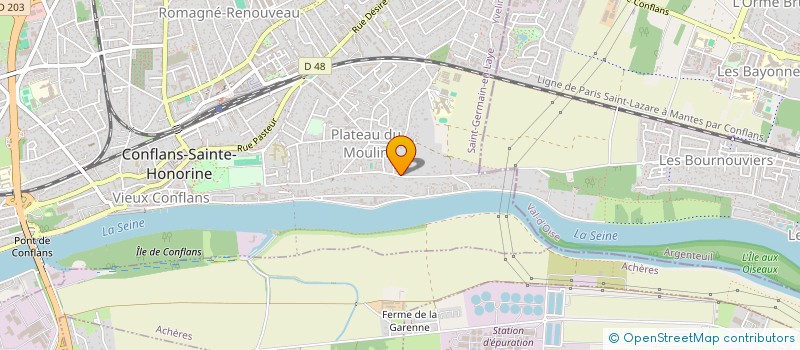 localisation de l'entreprise PAREBATI  CONFLANS-SAINTE-HONORINE