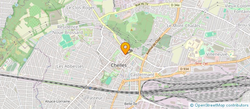 localisation de l'entreprise PAREBRISEPRO  CHELLES