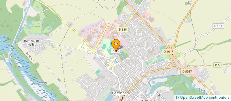 localisation de l'entreprise PARECO à PERONNE