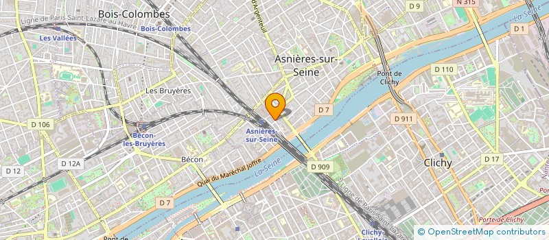 localisation de l'entreprise PAREDROZ CONSEIL  ASNIERES-SUR-SEINE