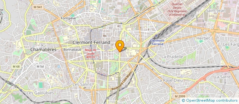 localisation de l'entreprise PAREF 2  CLERMONT-FERRAND