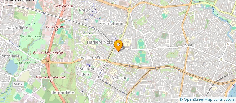 localisation de l'entreprise PAREIDOLIES  NANTES