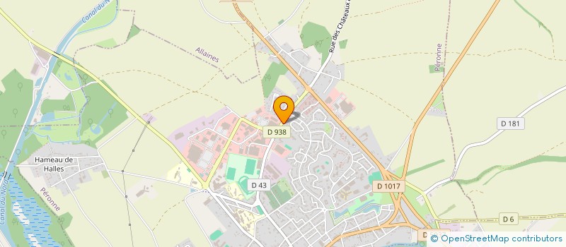 localisation de l'entreprise PAREIN SEBASTIEN à PERONNE
