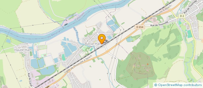 localisation de l'entreprise PAREJ  STUCKANGE