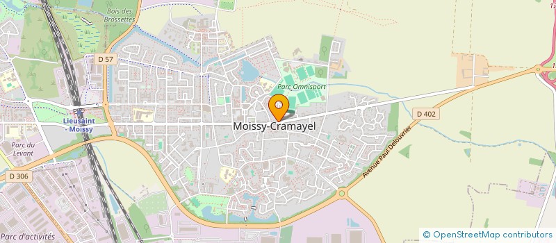 localisation de l'entreprise PAREL FUNERAIRE à MOISSY-CRAMAYEL